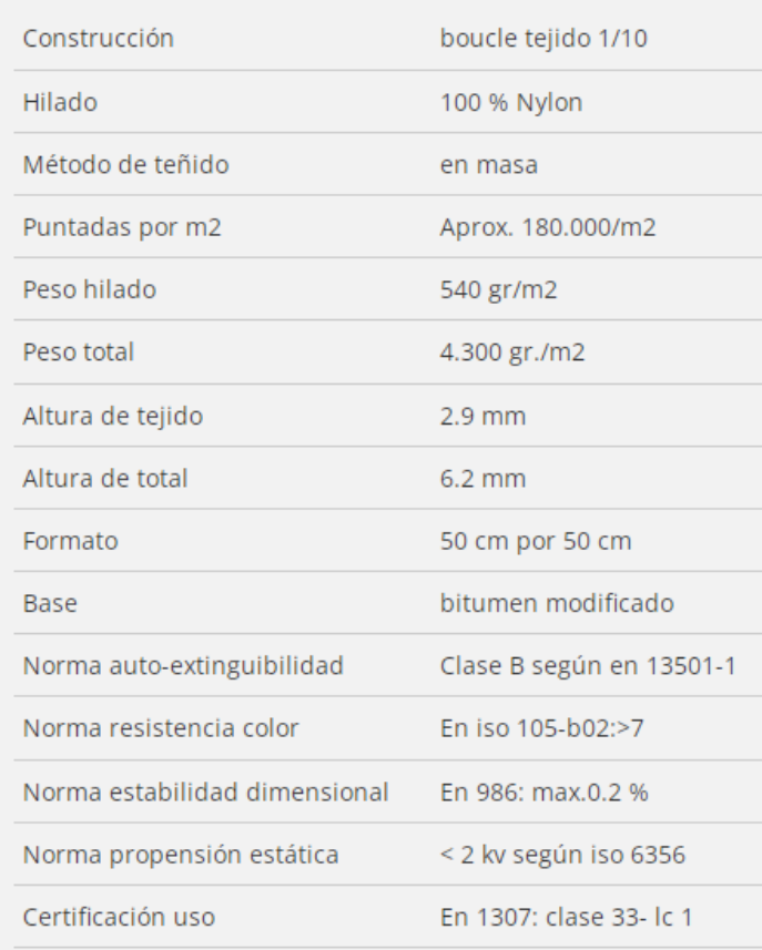 Alfombra Modular First Straighline 997 Orange Lines 50x50 Bouclé 6,2mm 540 grs 100% Nylon. Valor M2. - Imagen 3