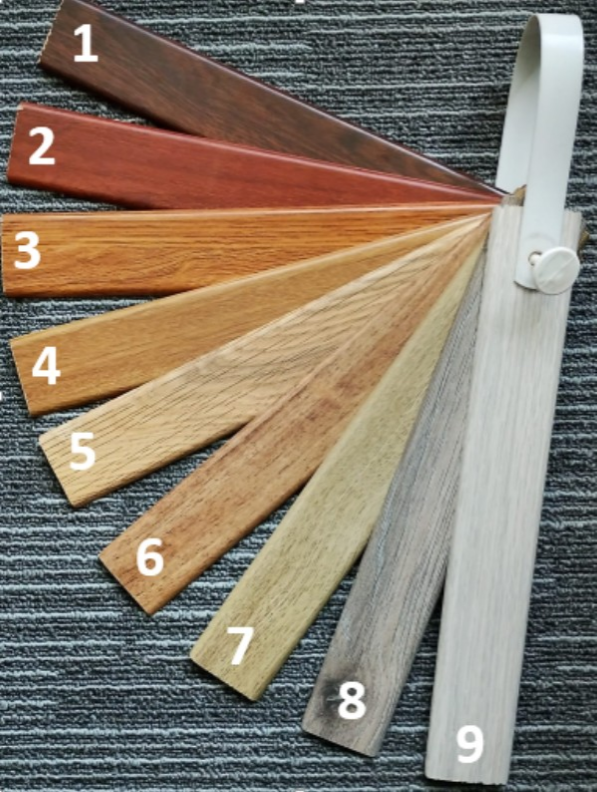 Nariz de Grada veta madera termolaminada. Valor tira 2,40 mts. - Imagen 2